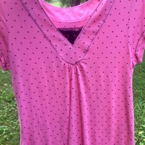 ***4/$20 Apostrophe Pink Top with hearts